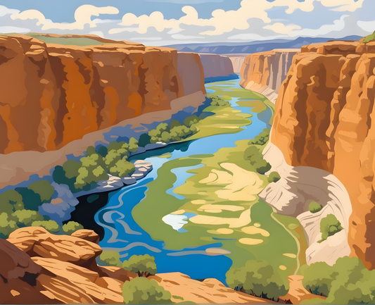 National Parks Collection PD (34) - Glen Canyon, USA - Van-Go Paint-By-Number Kit