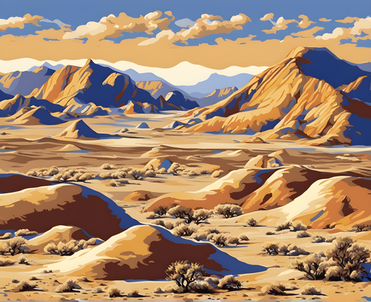 Amazing Places OD (81) - Gobi Desert, Mongolia - Van-Go Paint-By-Number Kit