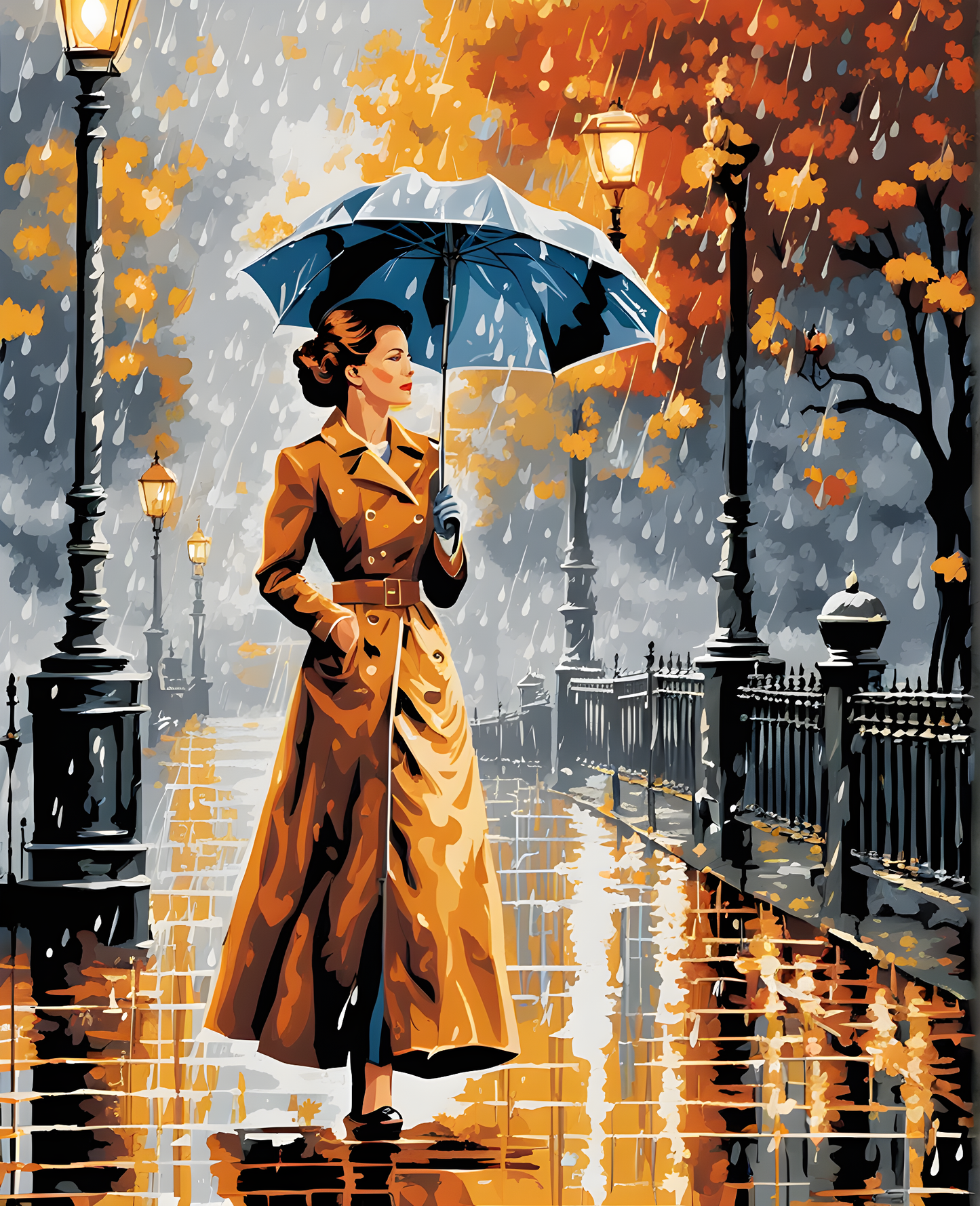 Gone with the Rain PD - Van-Go Paint-By-Number Kit