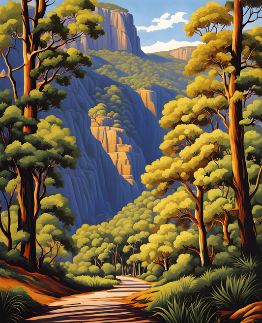 Australia Collection PD (23) - Grampians National Park, VIC - Van-Go Paint-By-Number