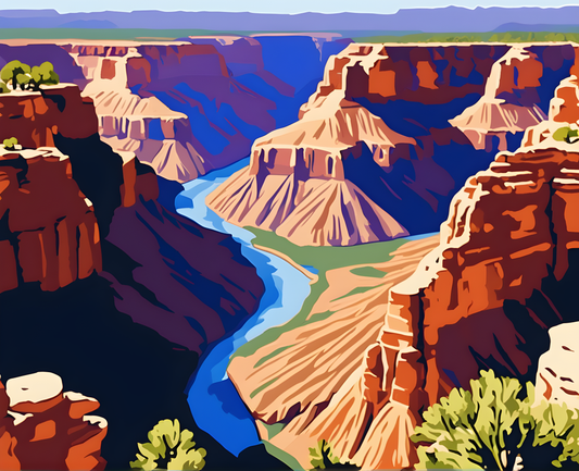 Amazing Places OD (86) - Grand Canyon National Park, Arizona - Van-Go Paint-By-Number Kit
