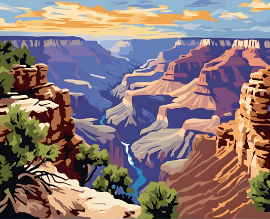 Amazing Places OD (85) - Grand Canyon National Park, Arizona - Van-Go Paint-By-Number Kit