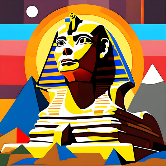Great Sphinx of Giza (2) - Van-Go Paint-By-Number Kit