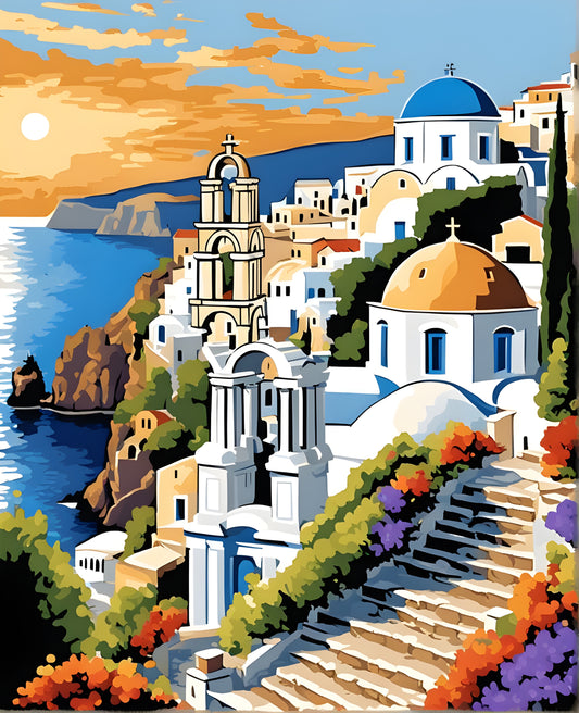 Greece Collection PD (9) - Van-Go Paint-By-Number Kit