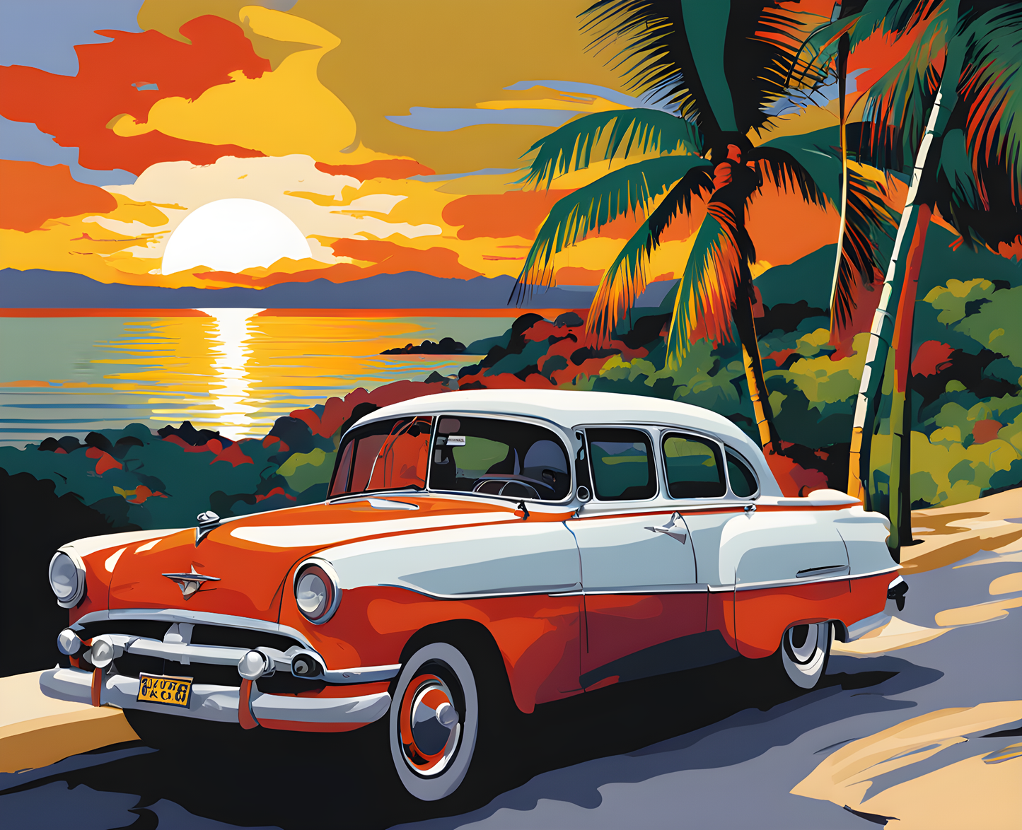 Cuba Collection (20) - Guardalavaca - Van-Go Paint-By-Number Kit