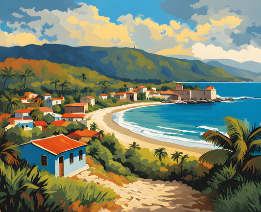 Cuba Collection (19) - Guardalavaca - Van-Go Paint-By-Number Kit