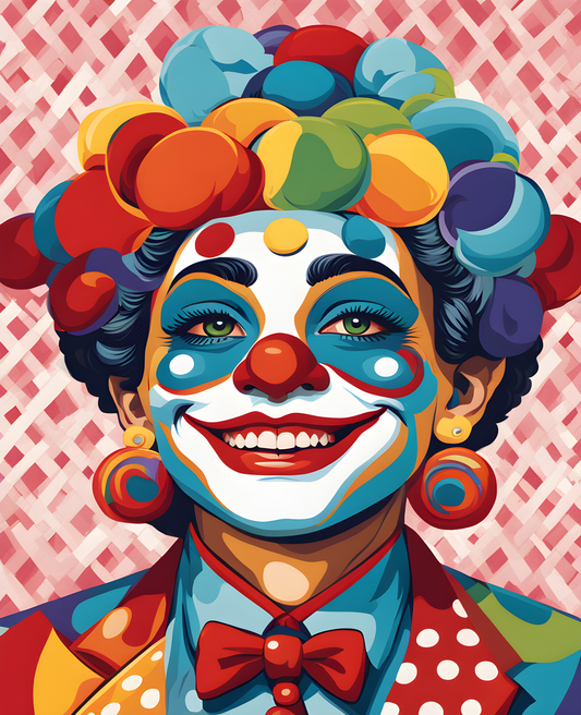 Circus Clown (17) PD - Van-Go Paint-By-Number Kit