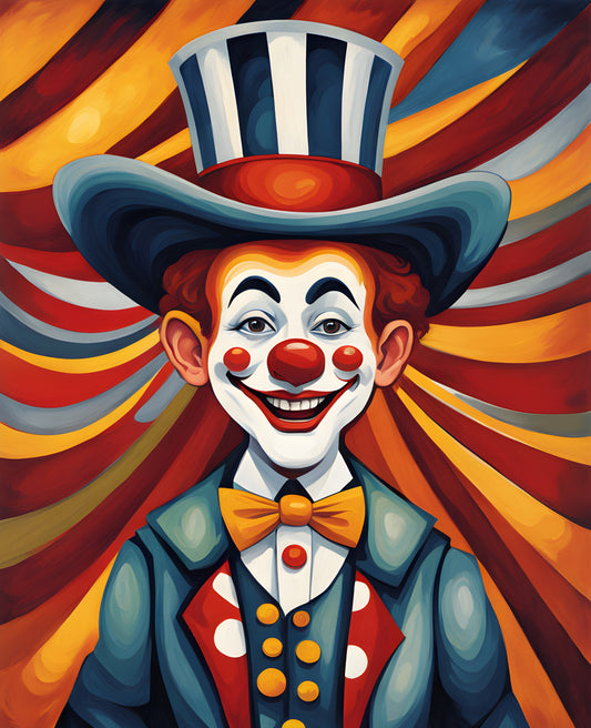Circus Clown (14) PD - Van-Go Paint-By-Number Kit
