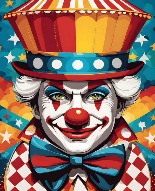 Circus Clown (10) PD - Van-Go Paint-By-Number Kit