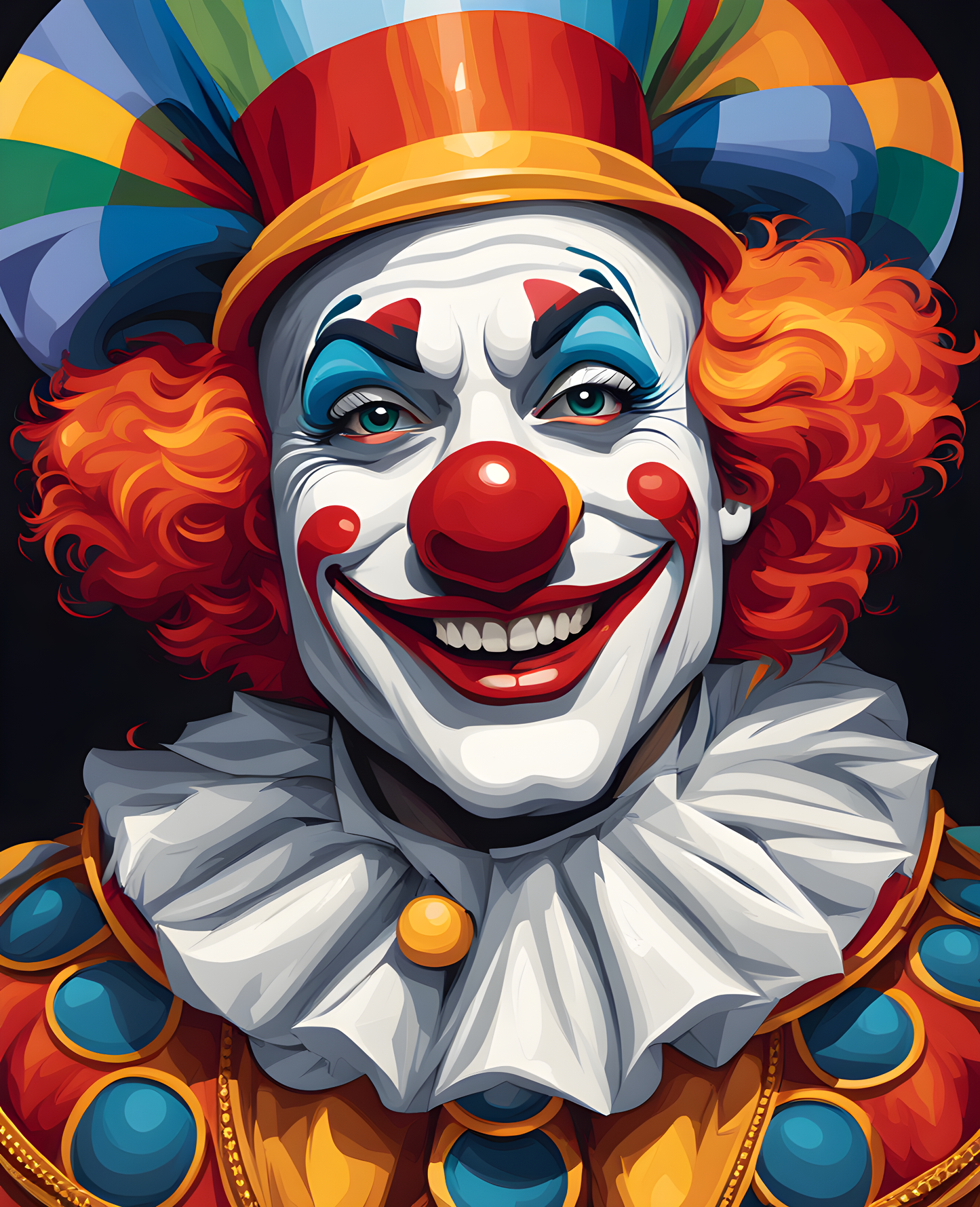 Circus Clown (9) PD - Van-Go Paint-By-Number Kit