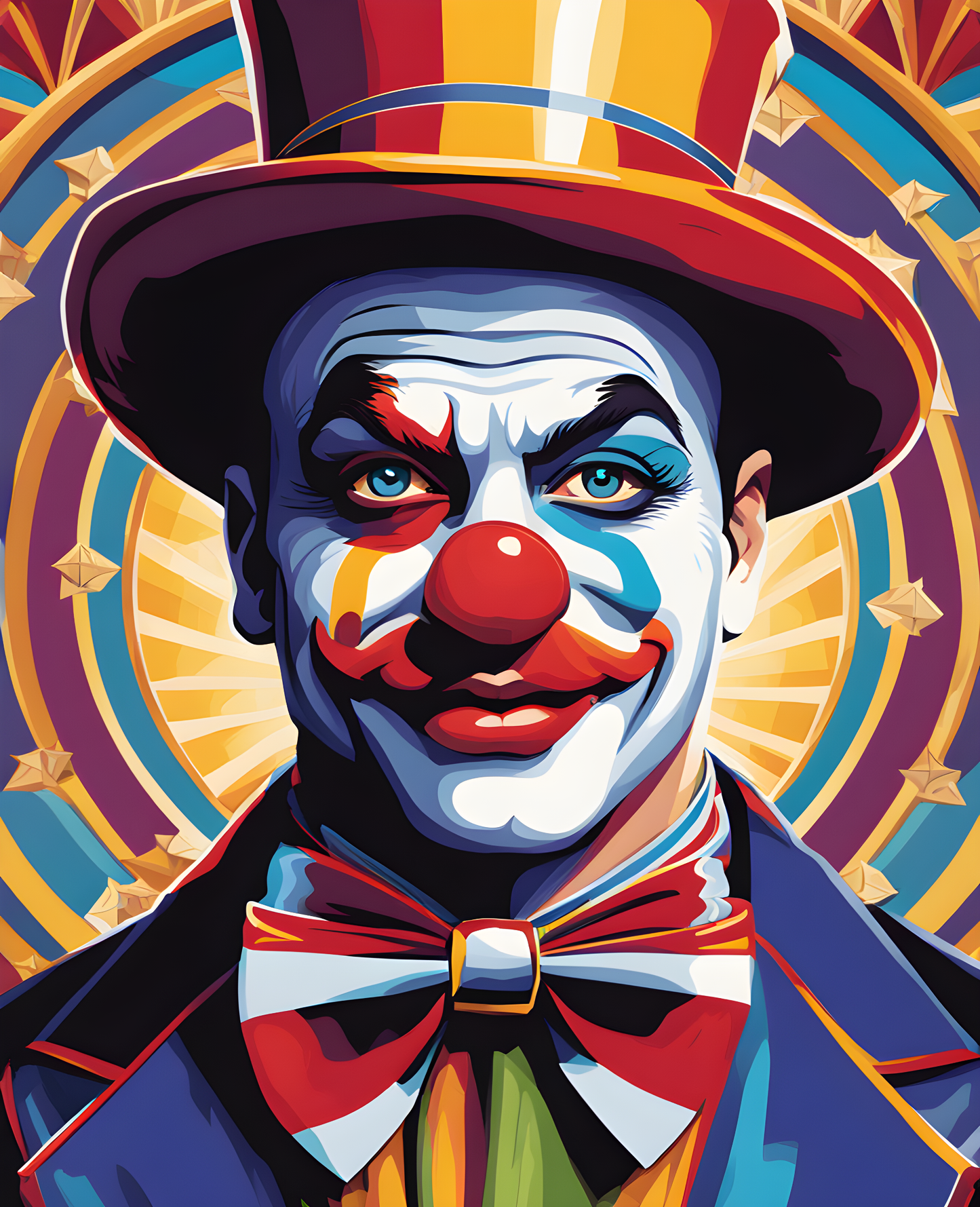 Circus Clown (16) PD - Van-Go Paint-By-Number Kit