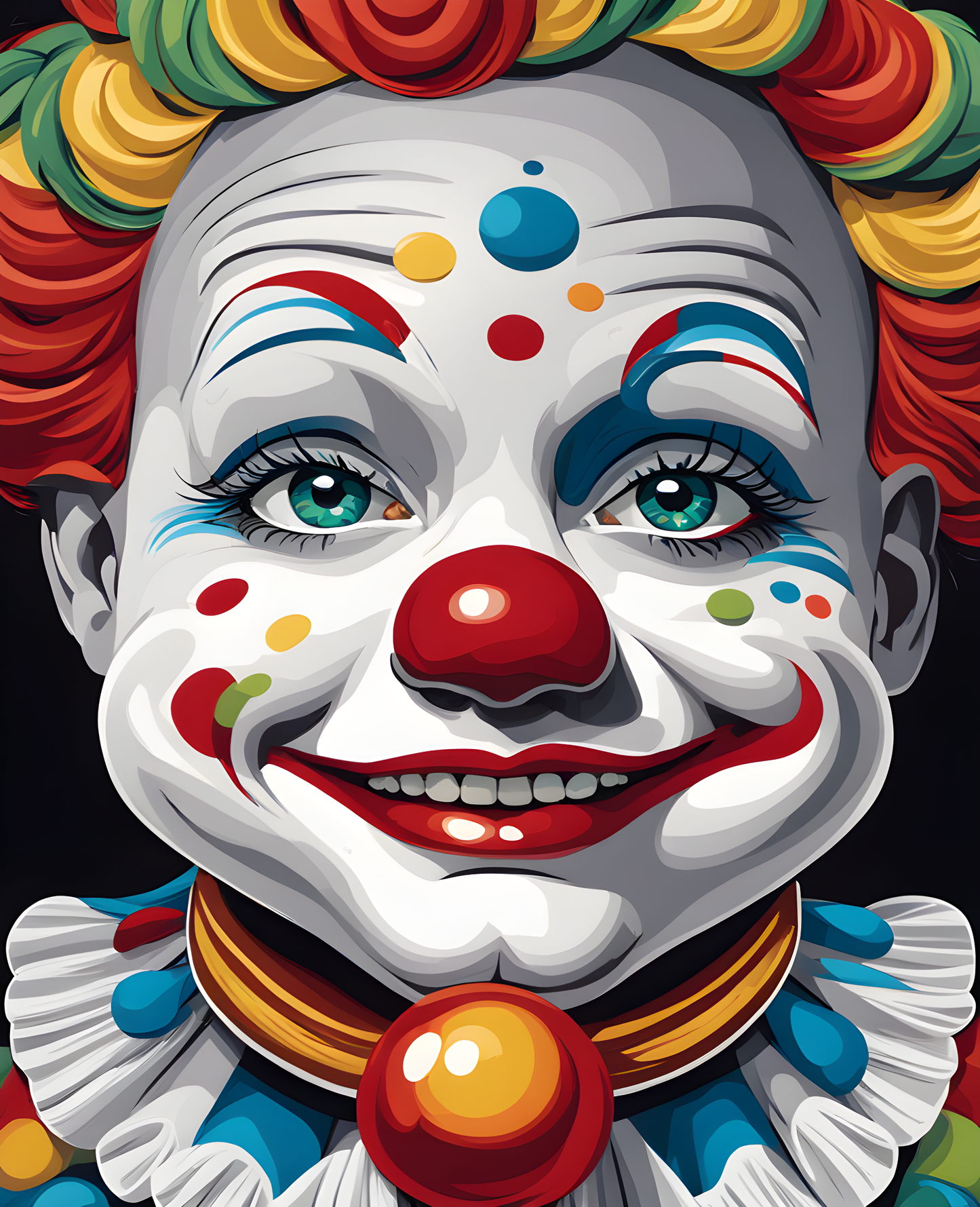 Circus Clown (6) PD - Van-Go Paint-By-Number Kit