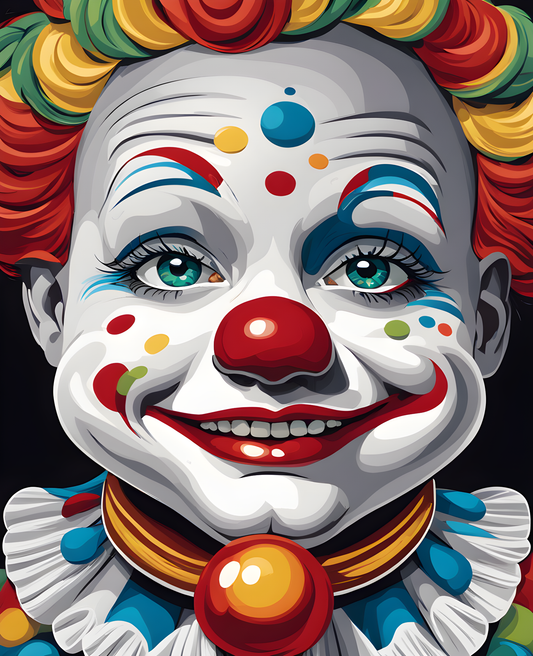 Circus Clown (6) PD - Van-Go Paint-By-Number Kit