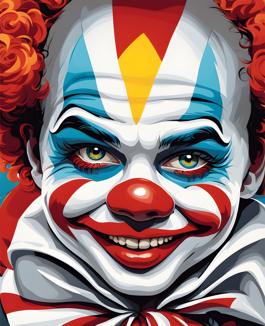 Circus Clown (8) PD - Van-Go Paint-By-Number Kit