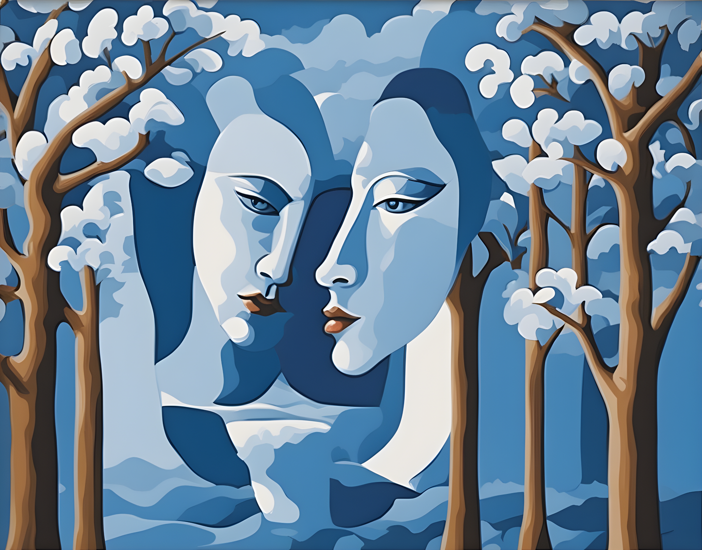 Harmony in Blue (5) - Van-Go Paint-By-Number Kit