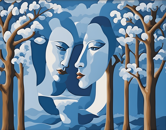 Harmony in Blue (5) - Van-Go Paint-By-Number Kit