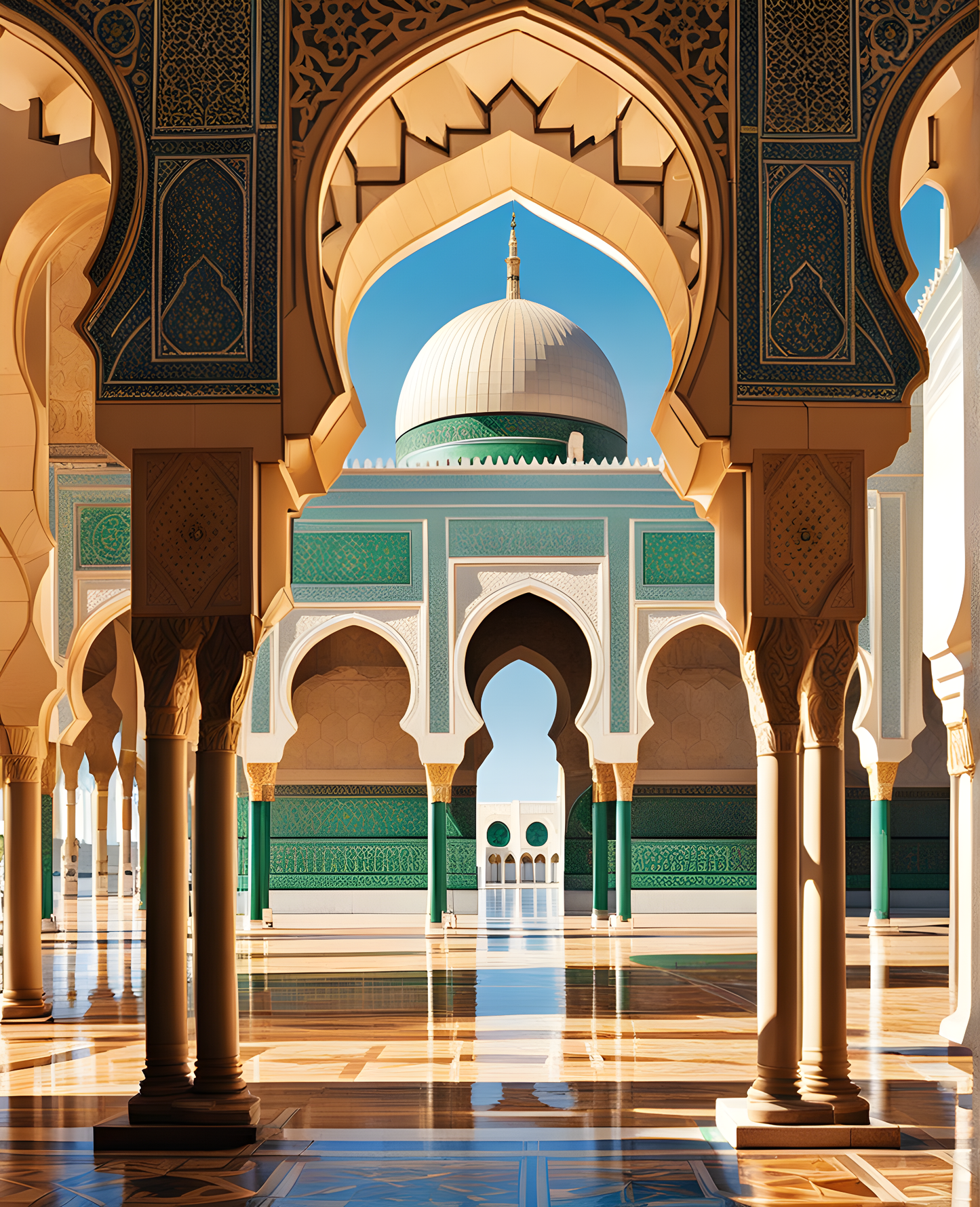 Morocco Collection PD (7) - Hassan II Mosque - Van-Go Paint-By-Number Kit