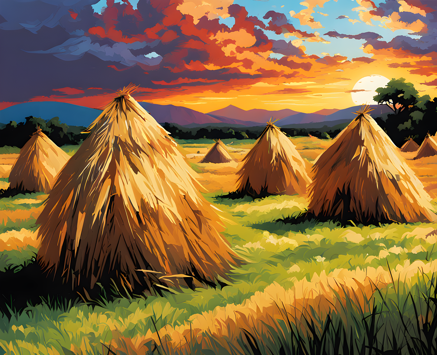 Haystacks PD (1) - Van-Go Paint-By-Number Kit