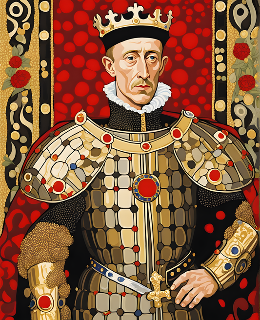 Royal Portrait PD (45) - Henry V of England - Van-Go Paint-By-Number Kit