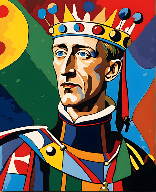 Royal Portrait PD (46) - Henry V of England - Van-Go Paint-By-Number Kit