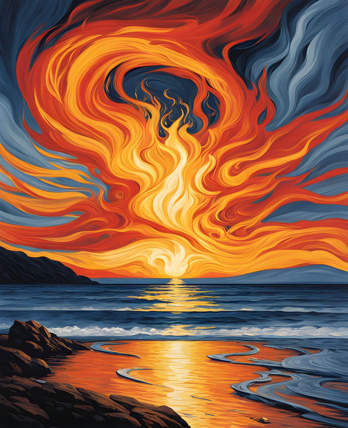 Holy Fire - Van-Go Paint-By-Number Kit