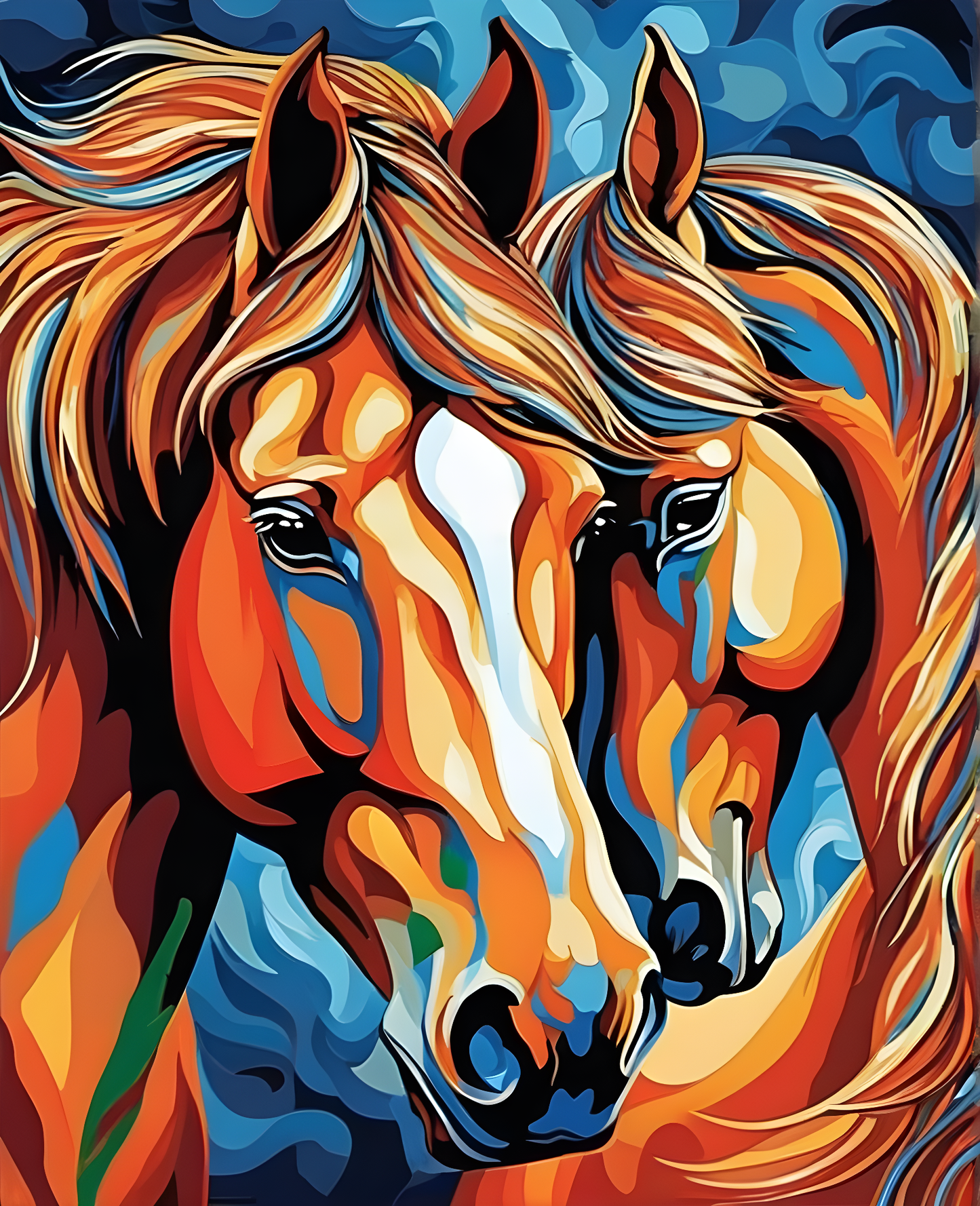 Horses Love PD (2) - Van-Go Paint-By-Number Kit