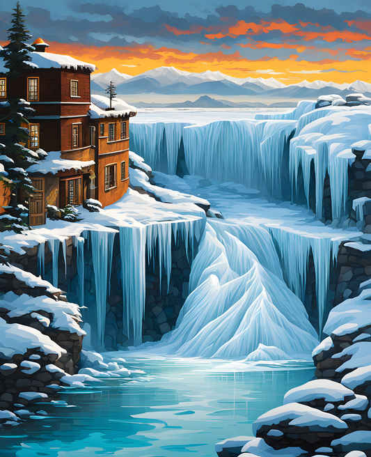 Ice Flow - Van-Go Paint-By-Number Kit