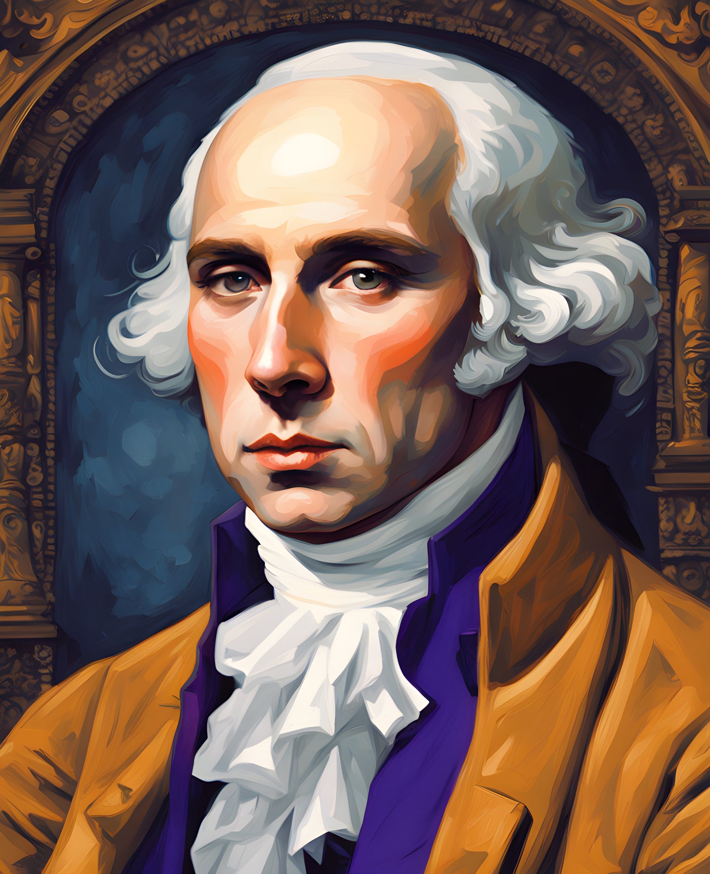 USA Presidential Portraits PD (76) - James Madison - Van-Go Paint-By-Number Kit