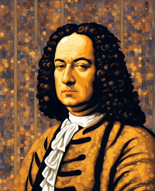 Johann Sebastian Bach Portrait (2) - Van-Go Paint-By-Number Kit