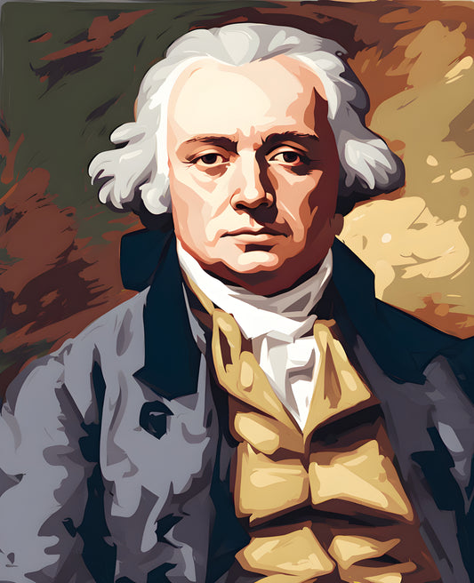 USA Presidential Portraits PD (67) - John Adams - Van-Go Paint-By-Number Kit