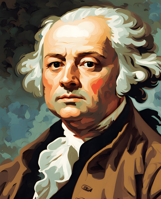 USA Presidential Portraits PD (65) - John Adams - Van-Go Paint-By-Number Kit