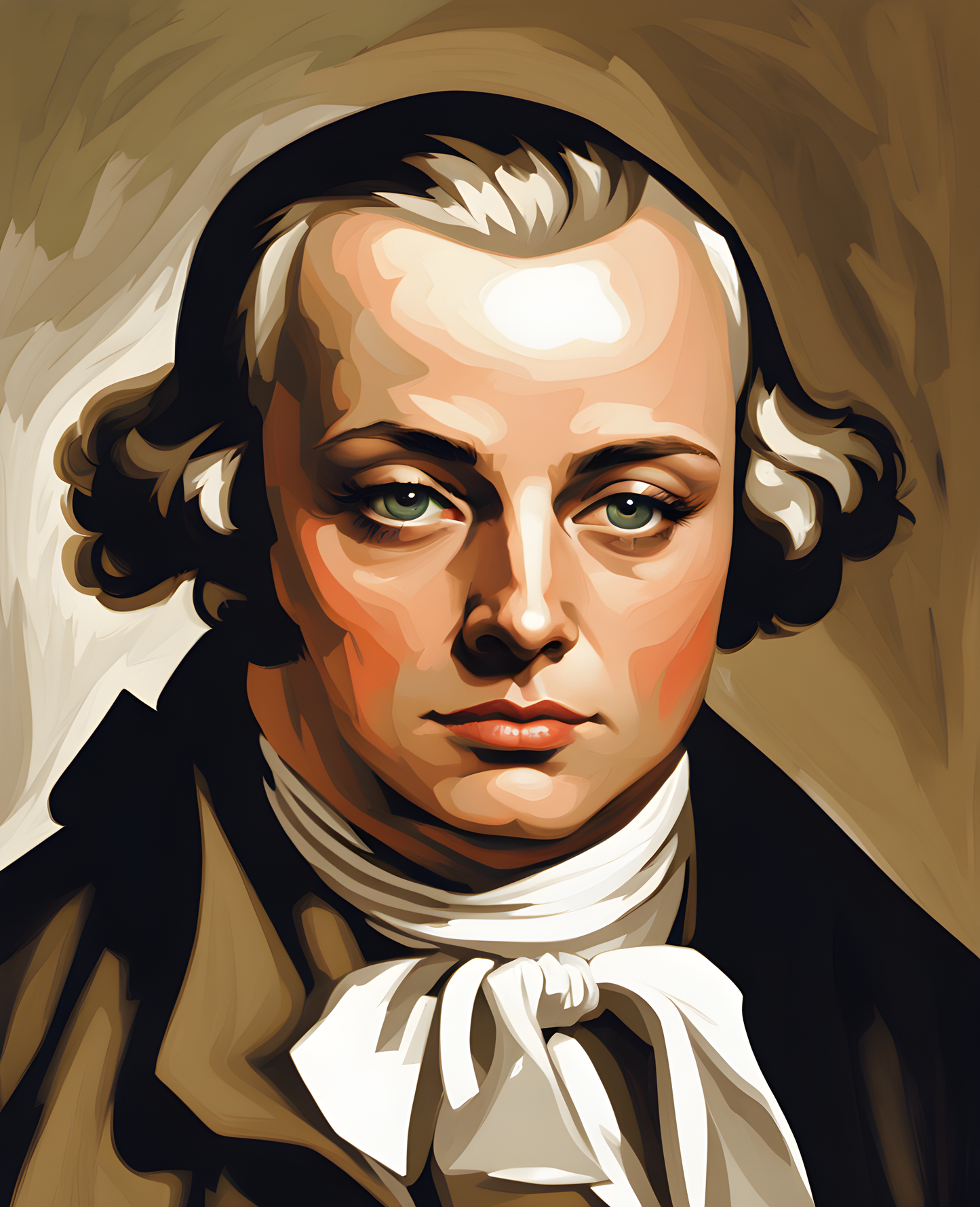 USA Presidential Portraits PD (69) - John Adams - Van-Go Paint-By-Number Kit