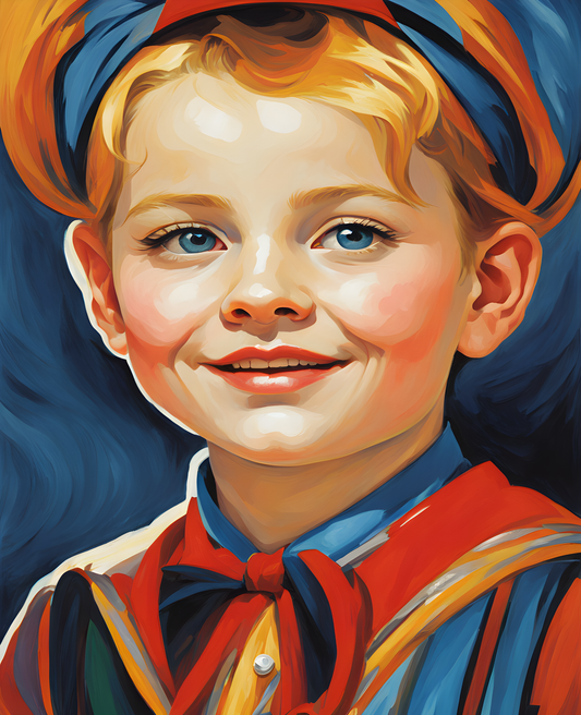 Joyful Child - Van-Go Paint-By-Number Kit