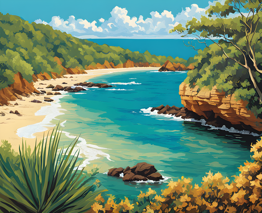 Australia Collection PD (129) - K’Gari (Fraser Island), QLD - Van-Go Paint-By-Number