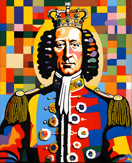 Royal Portrait PD (75) - King George II of Great Britain and Ireland - Van-Go Paint-By-Number Kit