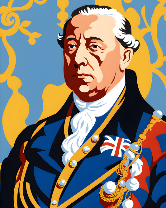 Royal Portrait PD (51) - King George III of Great Britain and Ireland - Van-Go Paint-By-Number Kit