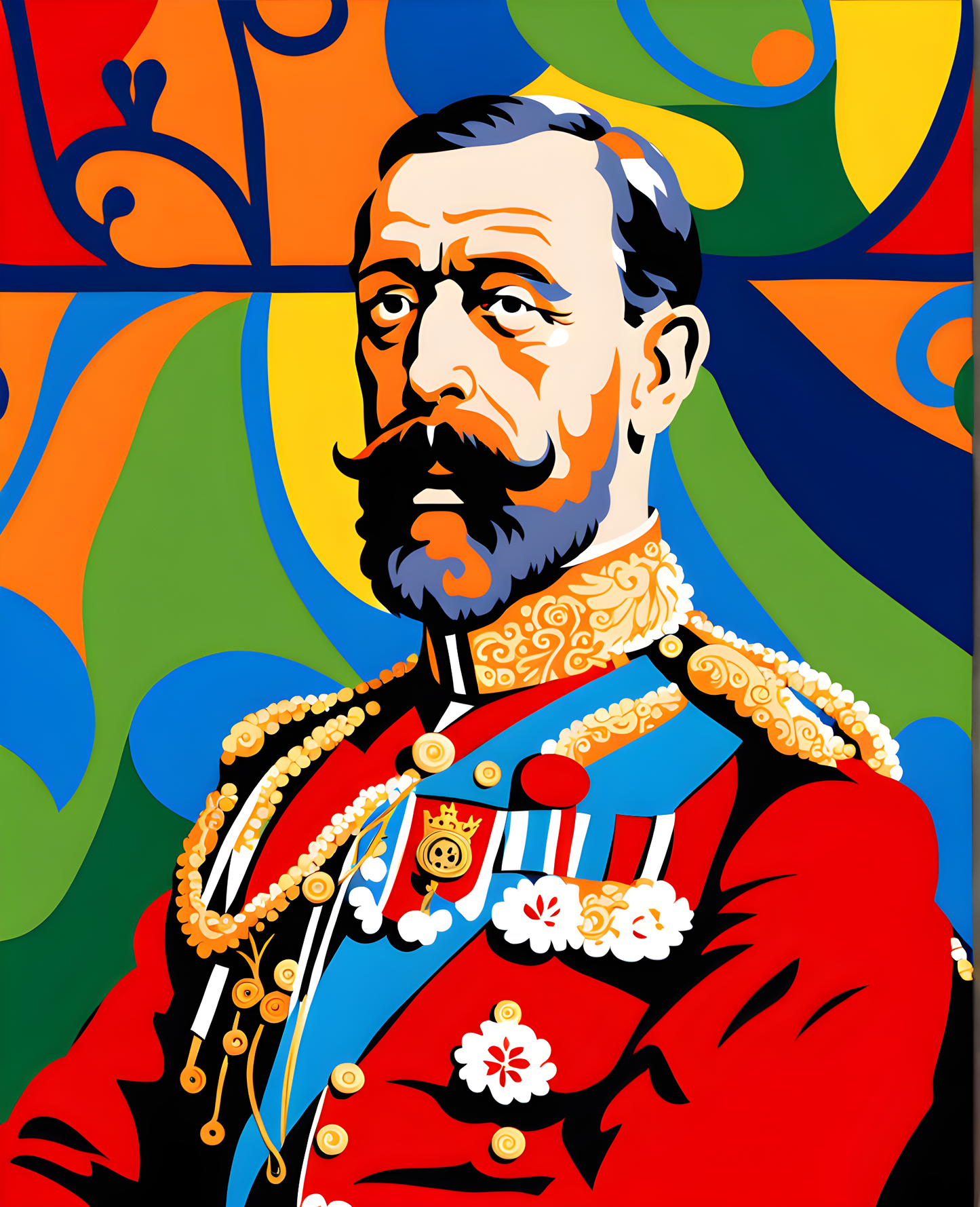 Royal Portrait PD (14) - King George V of England - Van-Go Paint-By-Number Kit