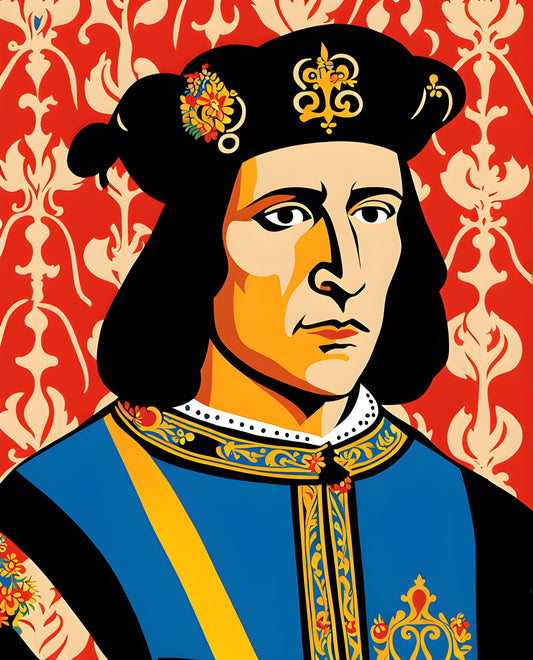 Royal Portrait PD (56) - King Richard III of England - Van-Go Paint-By-Number Kit