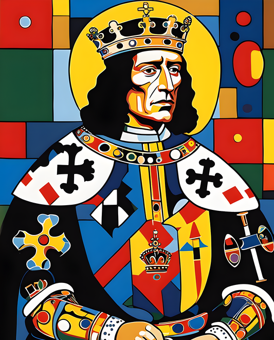 Royal Portrait PD (54) - King Richard III of England - Van-Go Paint-By-Number Kit