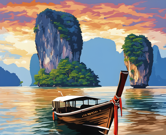 Amazing Places OD (137) - Krabi, Thailand - Van-Go Paint-By-Number Kit