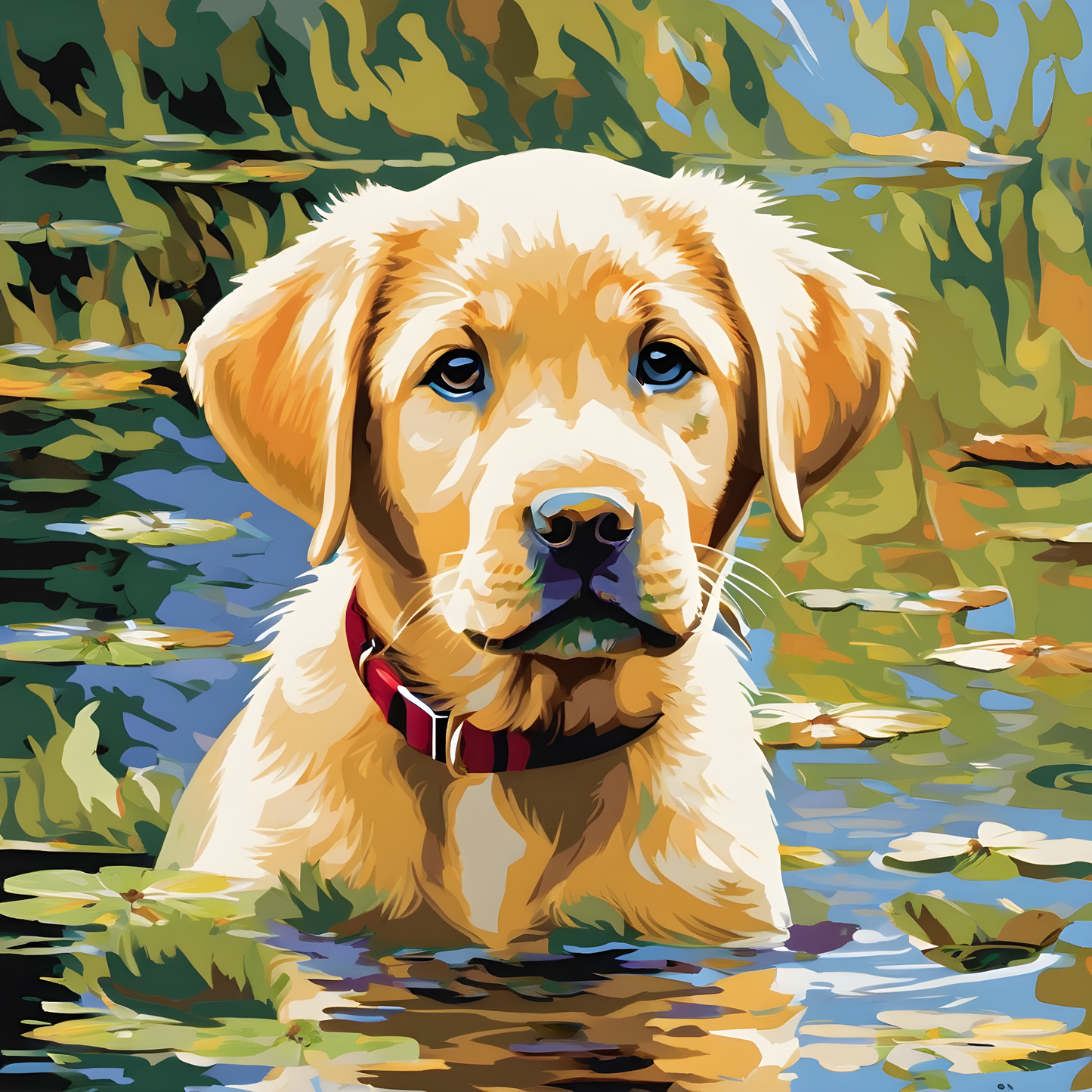 Labrador puppy PD (2) - Van-Go Paint-By-Number Kit