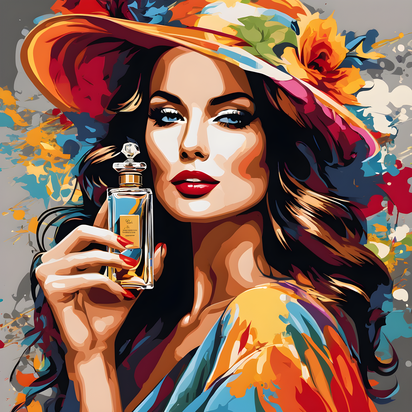 Lady Perfume PD (3) - Van-Go Paint-By-Number Kit