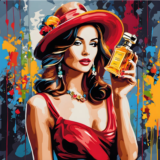 Lady Perfume PD (1) - Van-Go Paint-By-Number Kit