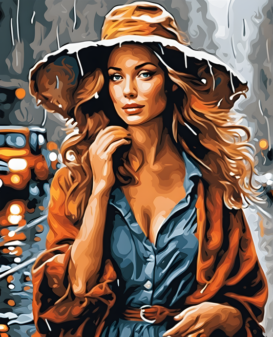 Rainy day (5) - Van-Go Paint-By-Number Kit