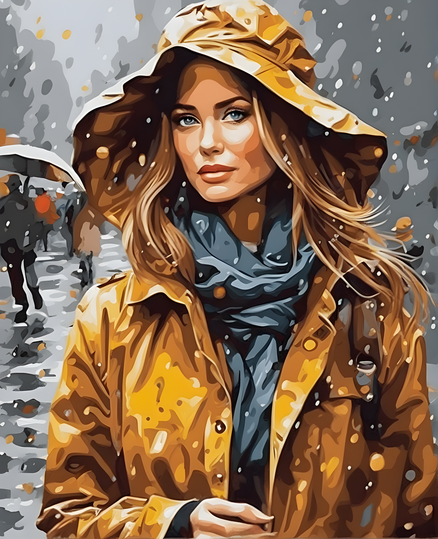 Rainy day (4) - Van-Go Paint-By-Number Kit