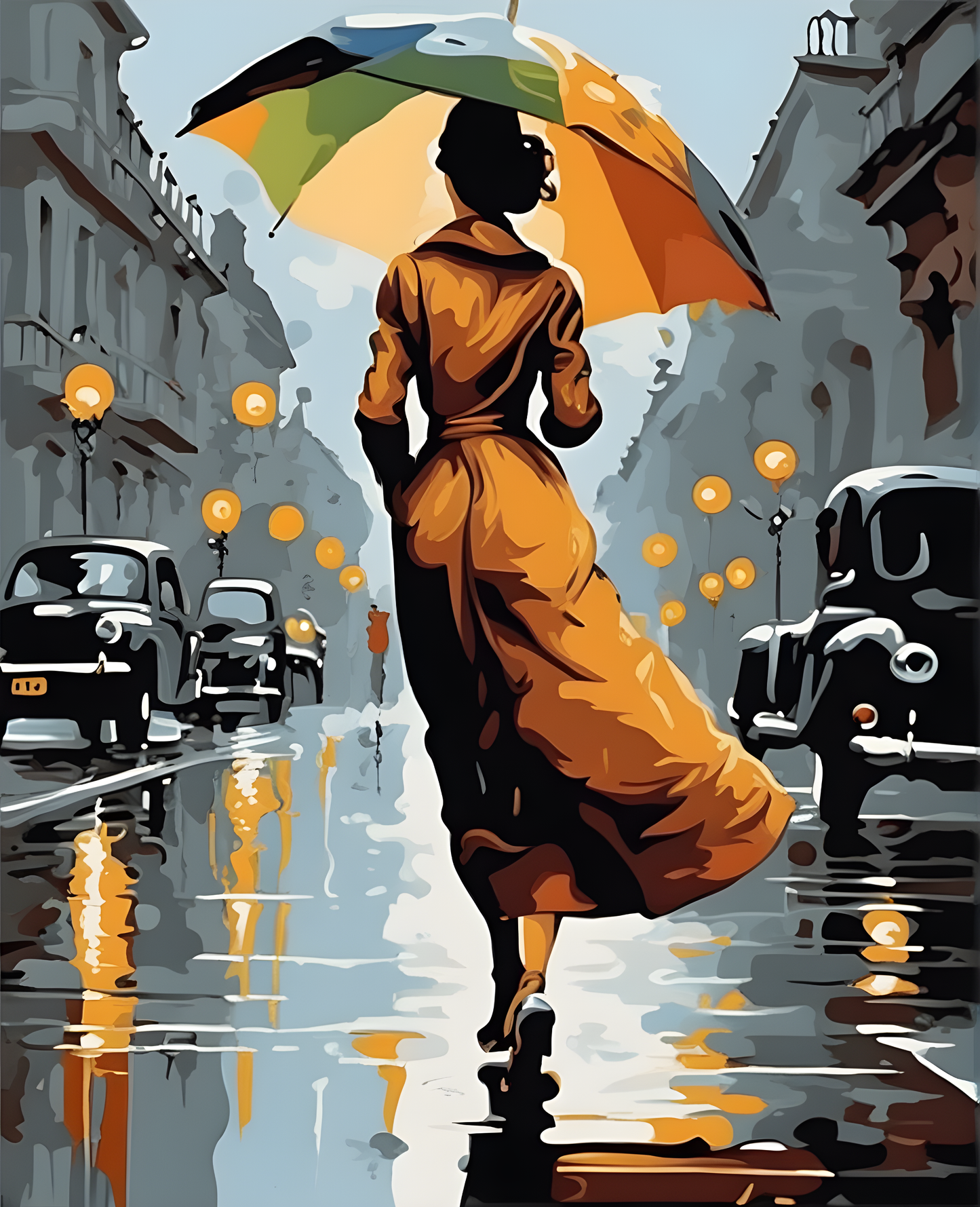 Rainy day (3) - Van-Go Paint-By-Number Kit