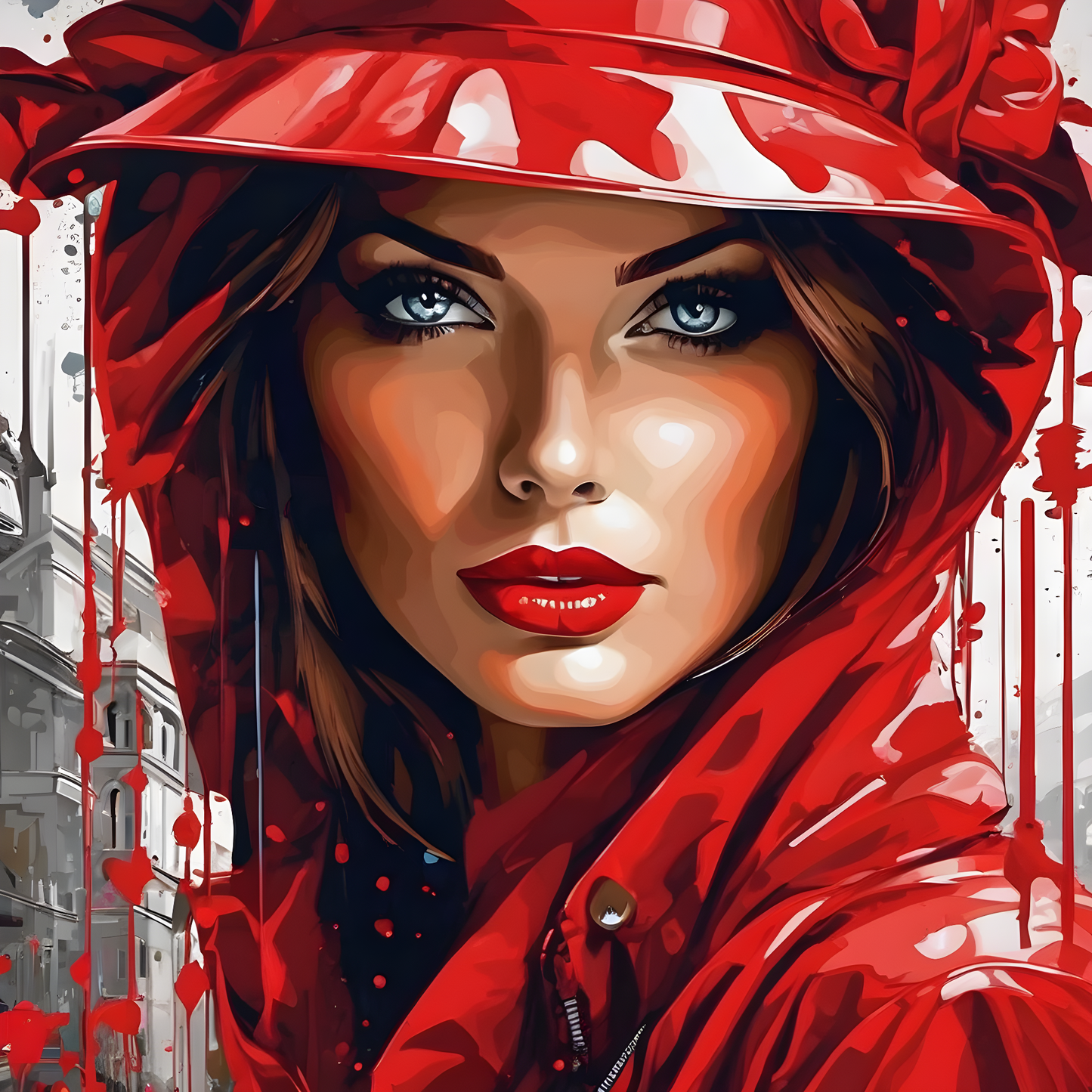 Lady In Red Collection PD (57) - Van-Go Paint-By-Number Kit