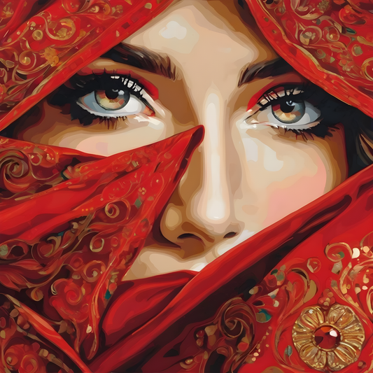 Lady In Red Collection PD (13) - Van-Go Paint-By-Number Kit