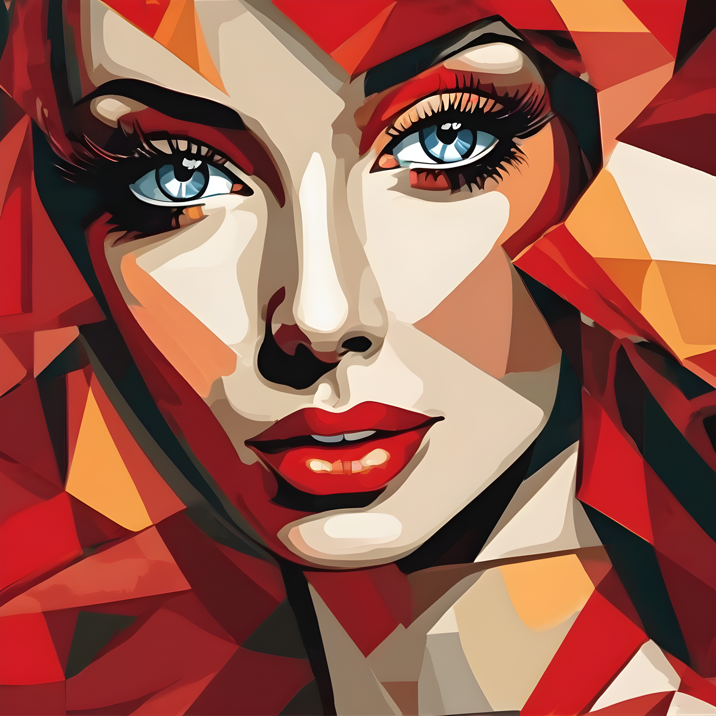 Lady In Red Collection PD (54) - Van-Go Paint-By-Number Kit