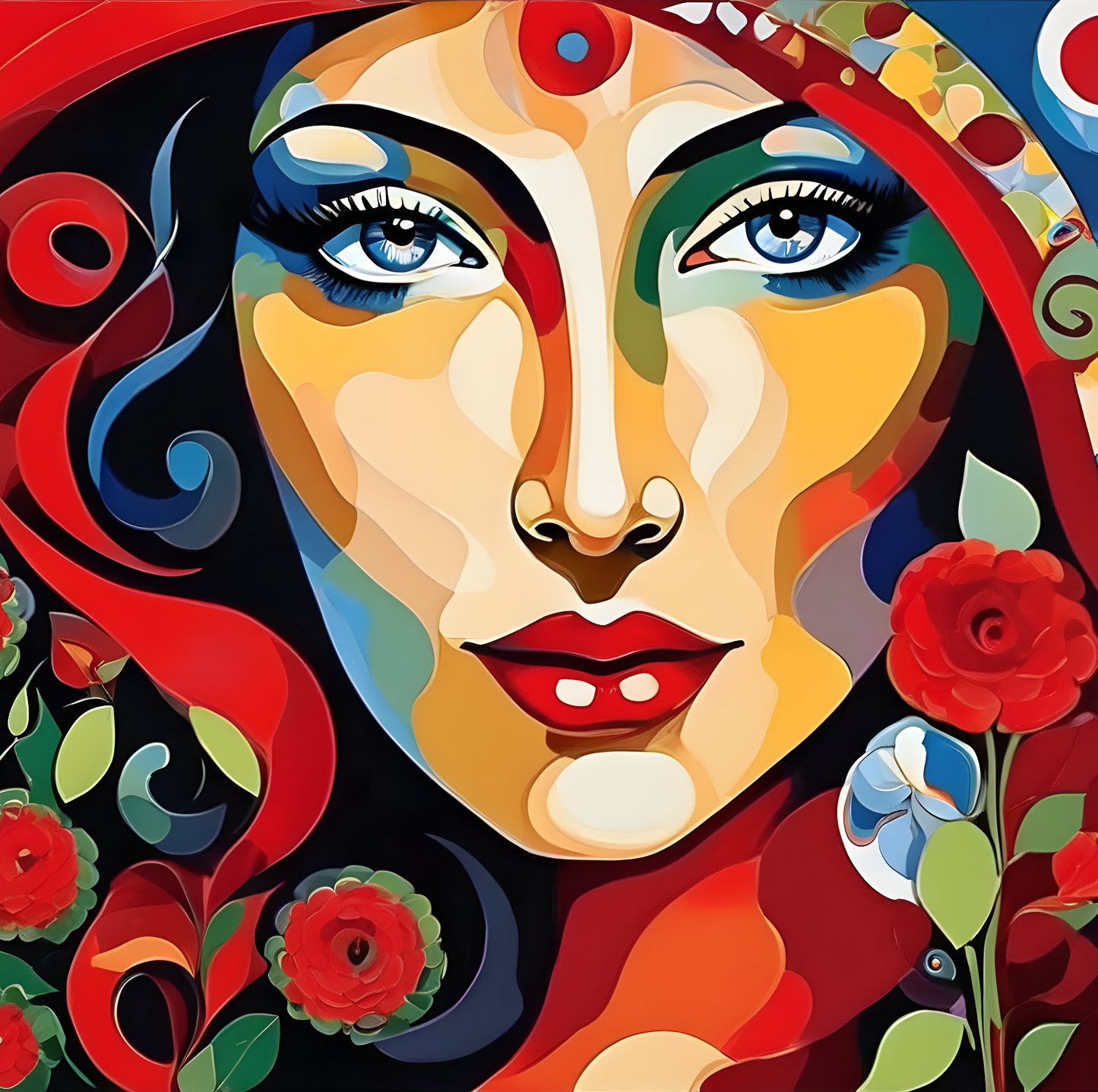 Lady In Red Collection PD (61) - Van-Go Paint-By-Number Kit